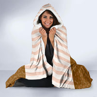 Chihuahua Five Pounds Of Strong Opinions Hooded Blanket Funny Dog Quote Paw Print Pattern
