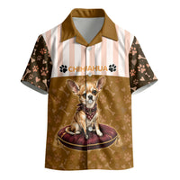 Chihuahua Five Pounds Of Strong Opinions Kid Hawaiian Shirt Funny Dog Quote Paw Print Pattern