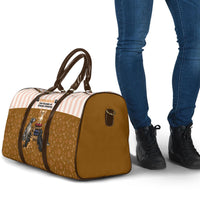 Chihuahua Five Pounds Of Strong Opinions Travel Bag Funny Dog Quote Paw Print Pattern