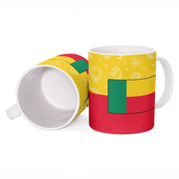 Benin Christmas Ceramic Mug with Palm Tree Dolls and Red Yellow Green Festive - Wonder Print Shop