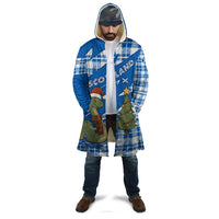 Scotland Christmas Cloak with Nessie Santa Hat and Blue Tartan Tree - Wonder Print Shop