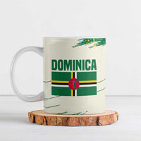 Dominica Christmas Ceramic Mug with Santa Snowman and Tropical Carnival Headpiece - Wonder Print Shop