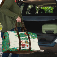 Dominica Christmas Travel Bag with Santa Snowman and Tropical Carnival Headpiece - Wonder Print Shop