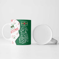 Dominica Christmas Ceramic Mug with Parrot Gift Box and Festive Pattern Design - Wonder Print Shop