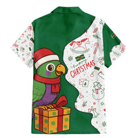 Dominica Christmas Family Matching Mermaid Dress and Hawaiian Shirt with Parrot Gift Box and Festive Pattern Design - Wonder Print Shop