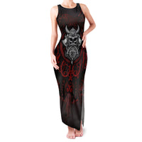 Blood Of Viking Warrior Family Matching Tank Maxi Dress and Hawaiian Shirt - Wonder Print Shop