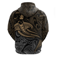 Polynesian Hoodie Hammerhead Shark Tribal Pattern - Wonder Print Shop