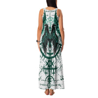 Winged Wisdom Of Viking Family Matching Tank Maxi Dress and Hawaiian Shirt Hugin, Munin, and the Vegvisir - Wonder Print Shop