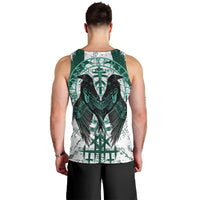Winged Wisdom Of Viking Men Tank Top Hugin, Munin, and the Vegvisir - Wonder Print Shop