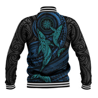 Polynesian Whale Baseball Jacket - Wonder Print Shop