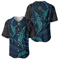 Polynesian Whale Baseball Jersey - Wonder Print Shop