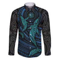 Polynesian Whale Family Matching Puletasi Dress and Hawaiian Shirt - Wonder Print Shop