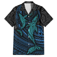 Polynesian Whale Hawaiian Shirt - Wonder Print Shop