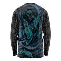 Polynesian Whale Long Sleeve Shirt - Wonder Print Shop