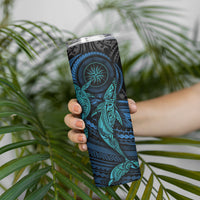 Polynesian Whale Skinny Tumbler - Wonder Print Shop