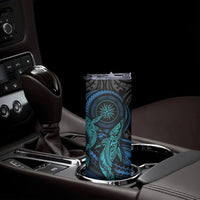 Polynesian Whale Skinny Tumbler - Wonder Print Shop