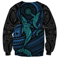 Polynesian Whale Sweatshirt - Wonder Print Shop