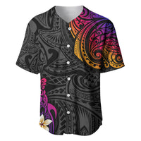 Turtle and Plumeria - Polynesian Baseball Jersey - Wonder Print Shop