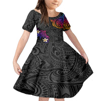 Turtle and Plumeria - Polynesian Family Matching Mermaid Dress and Hawaiian Shirt - Wonder Print Shop