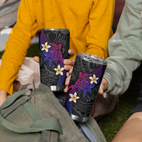 Turtle and Plumeria - Polynesian Tumbler Cup - Wonder Print Shop