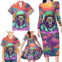 I'm Not Perfect But I'm 100% Me Family Matching Long Sleeve Bodycon Dress and Hawaiian Shirt - Wonder Print Shop