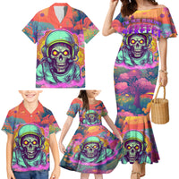 I'm Not Perfect But I'm 100% Me Family Matching Mermaid Dress and Hawaiian Shirt - Wonder Print Shop