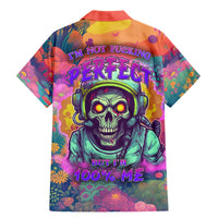 I'm Not Perfect But I'm 100% Me Family Matching Mermaid Dress and Hawaiian Shirt - Wonder Print Shop