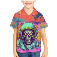 I'm Not Perfect But I'm 100% Me Family Matching Mermaid Dress and Hawaiian Shirt - Wonder Print Shop