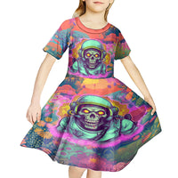 I'm Not Perfect But I'm 100% Me Kid Short Sleeve Dress - Wonder Print Shop