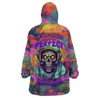 I'm Not Perfect But I'm 100% Me Wearable Blanket Hoodie - Wonder Print Shop
