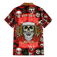 Christmas Skull Family Matching Mermaid Dress and Hawaiian Shirt When You're Dead Inside But It's Christmas - Wonder Print Shop