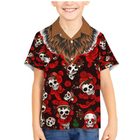Christmas Skull Family Matching Mermaid Dress and Hawaiian Shirt When You're Dead Inside But It's Christmas - Wonder Print Shop