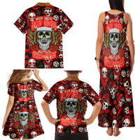 Christmas Skull Family Matching Tank Maxi Dress and Hawaiian Shirt When You're Dead Inside But It's Christmas - Wonder Print Shop