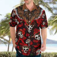 Christmas Skull Hawaiian Shirt When You're Dead Inside But It's Christmas - Wonder Print Shop