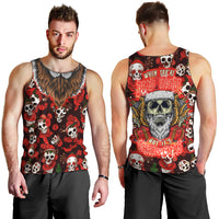 Christmas Skull Men Tank Top When You're Dead Inside But It's Christmas - Wonder Print Shop
