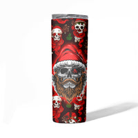 Christmas Skull Skinny Tumbler When You're Dead Inside But It's Christmas - Wonder Print Shop