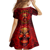 When Is Was Born The Devil Family Matching Long Sleeve Bodycon Dress and Hawaiian Shirt - Wonder Print Shop