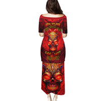When Is Was Born The Devil Family Matching Puletasi Dress and Hawaiian Shirt - Wonder Print Shop