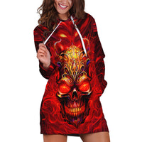 When Is Was Born The Devil Hoodie Dress - Wonder Print Shop