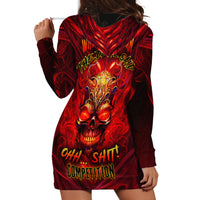 When Is Was Born The Devil Hoodie Dress - Wonder Print Shop