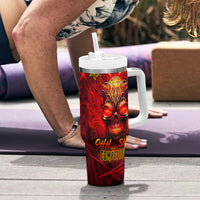When Is Was Born The Devil Tumbler With Handle - Wonder Print Shop
