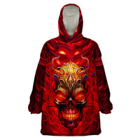 When Is Was Born The Devil Wearable Blanket Hoodie - Wonder Print Shop