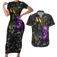 You Inspire My Inner Serial Killer Couples Matching Short Sleeve Bodycon Dress and Hawaiian Shirt - Wonder Print Shop