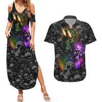 You Inspire My Inner Serial Killer Couples Matching Summer Maxi Dress and Hawaiian Shirt - Wonder Print Shop