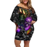 You Inspire My Inner Serial Killer Family Matching Off Shoulder Short Dress and Hawaiian Shirt - Wonder Print Shop