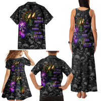 You Inspire My Inner Serial Killer Family Matching Tank Maxi Dress and Hawaiian Shirt - Wonder Print Shop