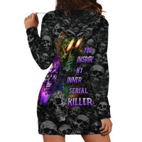 You Inspire My Inner Serial Killer Hoodie Dress - Wonder Print Shop