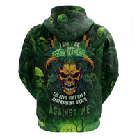 I Can't Go To Hell The Devil Still Has A Restraining Order Against Me Hoodie - Wonder Print Shop