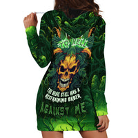 I Can't Go To Hell The Devil Still Has A Restraining Order Against Me Hoodie Dress - Wonder Print Shop