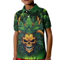 I Can't Go To Hell The Devil Still Has A Restraining Order Against Me Kid Polo Shirt - Wonder Print Shop